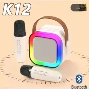 K12 karaoke machine with 1-2 wireless microphones portable 5.3 PA Bluetooth