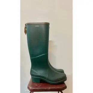 鞋⇛法國Aigle超柔軟橡膠雨靴 絕版綠色（Aigle Rubber Rain Boots）