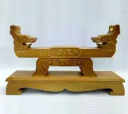Wooden Katana Sword Rack Knife Blade Dagger Cane Gun Holder Stand Dragon Display