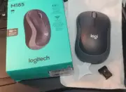 Logitech M185 Wireless Optical Mouse New in Box with manual and receiver