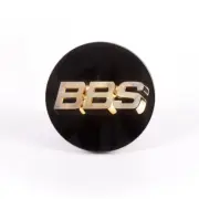 1x BBS Genuine 3D center cap emblem, 70.6mm (3-Prong) 56.24.080, black + gold