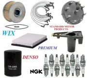 Tune Up Kit Filters Cap Wire Plugs For FORD E-150 ECONOLINE V8 5.0L CAN TYPE 86 (for: Ford)
