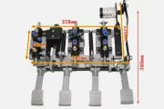 1*Tire Changer Machine Stee Frame 4 Pedal Air Pneumatic Valve Switch Control Hub