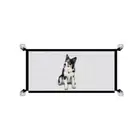 Dog Safety Gate Mesh Fence Portable Folding Safety Gate C5P0