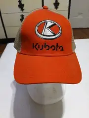 KUBOTA mesh-back Baseball Cap Hat Adjustable One Size Fits Most Trucker