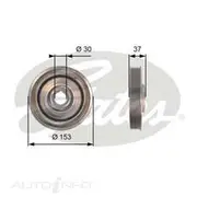 Gates Crankshaft Pulley - TVD1090