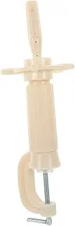 BESTYASH Holder Wig Display Stand Wig Clamp Stand Mannequin Head Accessories Mannequin Head Clamp Stand Cosmetology Mannequin Head Stand Wig Display Holder Wig Stand Plastic Beige