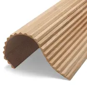 Modern Furniture WOODFLEX Flexible Wooden Slat Wall Panel Triangle - Oak Veneer