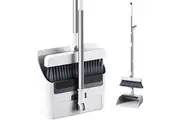 Broom Dustpan Set Home Long Handle Rotate Combo Teeth
