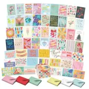 S&O 100 Assorted Cards for All Occasions Box Set - All Occasion Cards