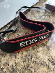 Canon EOS DSLR Camera Shoulder Neck Strap 1.25" GENUINE for 70d Never Used!