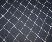100' x 25' Baseball Backstop Barrier White Diamond Mesh 2" Nylon Netting #9