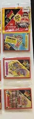 1986 MEL APPEL WEIRD BALL GROSS SERIES 1 RACK PACK, 24 CARDS 010125K