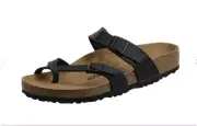 Birkenstock Mayari Regular Fit Birko Flor Black US Men's 7 Women's 9 / EU 40