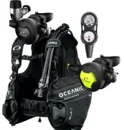 Oceanic Alpha 10, Ocean Pro, Veo Computer Package Scuba Diving Regulator MD