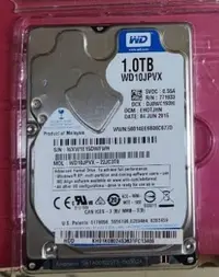 在飛比找Yahoo!奇摩拍賣優惠-2筆電碟2.5吋 拆機良品WD 1TB 1000g 5400