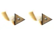 For BAHCO 449 TRIANGULAR SCRAPER BLADE - Pack of 2 Blades