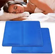 ATEK Cooling Gel Pillows - Gel Cooling Mats for Sleeping Large Magic Multi-Function Comfortable Gel Pillow Pads for Nights Sweats Cool Jelly Pad Cushion for Hot Sleepers Neck Back Pain Relief (Blue)