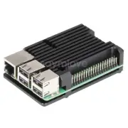 New Aluminum Built-in Radiator Protection Case Enclosure For Raspberry Pi 3B+ 3B
