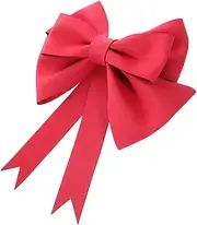 CATIEBYE Large Red Bow Tie Elegant Bow Knot for Wedding Party Decorations Red Bow for Wreath 30cm Wine Red