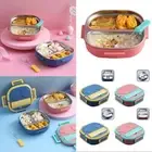 Compartments for Kids and Adults Picnic Food Container Bento Box Lunch Box