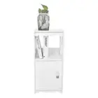 RASTKY Bedside Cabinet Nightstand Storage Shelf Unit Elegant Side Table For