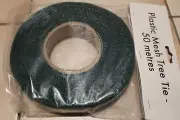 50m Plastic Plant Garden Mesh Tree Tie Tape Ribbon. All Purpose Durable Stretch