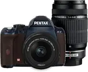 PENTAX DSLR Camera K-r W Zoom Kit Navy/Brown 087 K-rWZK NB/BR087