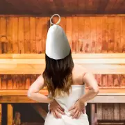 Sauna Hat Vaporarium Hat Sauna Wool Hat Russian Banya for Men Women