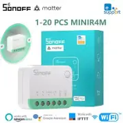 1-20PCS SONOFF MINIR4M Matter WiFi Smart Switch Smart Home Automation Module via