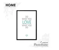 在飛比找PChome24h購物優惠-Do What You Love 雜誌款 相框裝飾畫 63x