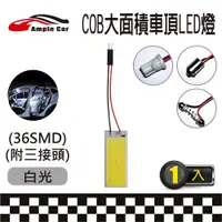 在飛比找PChome24h購物優惠-【Ample Car】汽車室內車頂棚 COB LED 燈(3