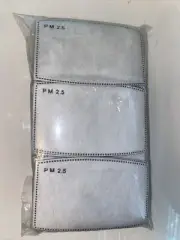 100pc PM 2.5 Activated Carbon, 5 Layer Anti Haze Filter For DIY Face Mask (DD)