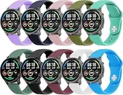Bands Compatible with Xiaomi Watch S1/S1 Active/Watch 2 Pro Straps Replacement with Pin-and-Tuck Closure Fits Perfectly for 22mm Smartwatch, Super Soft Wristbands for S2/ S3/ S4 Band Change