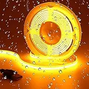 GOMING DC 5 V USB COB LED Strip Orange LED Strip IP65 Waterproof 2 m 320 LED/M LED Strip Self-Adhesive Light Strip for Home TV Backlight Showcase Lighting