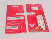 VIVACI NAIL STRIPS STICKER-N-GO EASY NAILS EASY 16 TIPS #D226 #41004 HEARTS