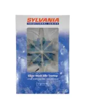 Sylvania Traditional Series 11” Mesh Star Christmas Tree Topper - NIB