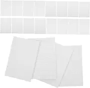 COHEALI 180 Pcs A5 Refill Paper Planner Inserts 6 Ring Loose Leaf Paper Binder Refill Paper for Binder Budget Planner Journals Notebook