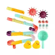 Interactive Bathtub Slide Set with Rubber Ducks and Ball – Toddler Bath Toys