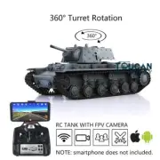1/16 Heng Long 7.0 Soviet KV-1 RTR RC Tank 3878 Metal Tracks FPV Sound IR 360°