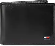 [Tommy Hilfiger] Men's Leather Dore Passcase Billfold Wallet with Removable Card Case