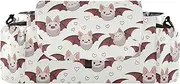 Cartoon Vampire Bat Light Brown mini stroller organizer diaper caddy organizer straps gancho para carriola organizador para carreola