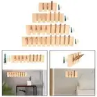 Coat Hat Rack Wall Hooks Rack Piano Keys Organizer Lightweight Wall Hooks for