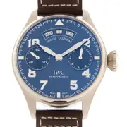IWC Pilot's Watch Annual Calendar Le Petit Prince White Gold Blue Dial IW50273