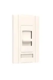 Pass & Seymour TITAN SERIES INCANDESCENT LED DIMMER, White wall switch