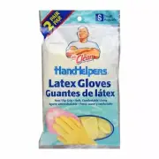 MR. CLEAN REUSABLE LATEX GLOVES SMALL 2 PAIR