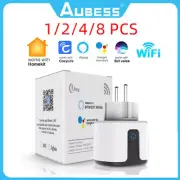 Homekit WiFi Smart Socket WiFi EU Plug 16/20A Power Monitoring Timer Home Outlet