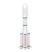 1:300 CZ-5B Long March 5B Rocket Model Simulation Alloy Space Model Ornaments