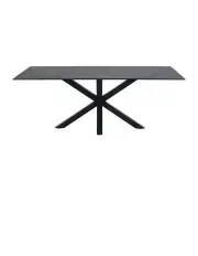 [Cooper & Co] Grace 200cm Porcelain Dining Table Stone Black