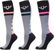 [TuffRider] Ventilated Neon Knee Hi Socks